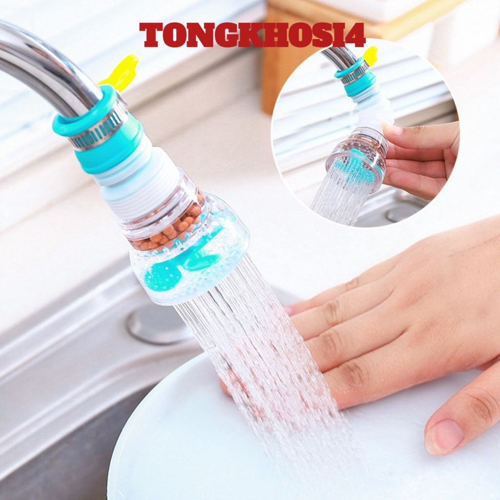 Đầu Vòi Lọc Nước Xoay 360 Độ Kéo Dài Chống Bắn Nước Ra Ngoài - Đầu Lọc Gắn Vòi Nước Bồn Rửa Chén Bát AK6569