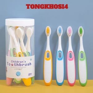 Hộp 8 Bàn Chải TOOTH BRUSH, Bàn Chải Đánh Răng Sợi Lông Tơ Siêu Mềm Dành Cho Cả Trẻ Em, Người Lớn AK
