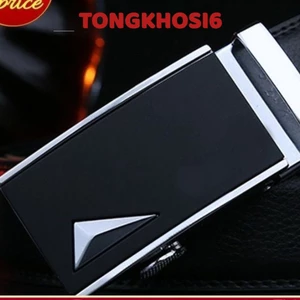 Thắt Lưng Da Nam BAELLERY Cao Cấp Hàng Hiệu Khóa Tự Động Dây Nịt Nam Da Bò 100% Chính Hãng Mạ Vàng Bạc Gu Nam Tính CK-3