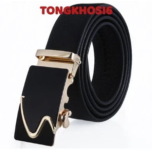 Thắt Lưng Nam Da Bò 100% Nhập Khẩu Cao Cấp, Thắt Lưng Da Nam Mặt Khóa Tự Động Tiện Lợi Dễ Sử Dụng