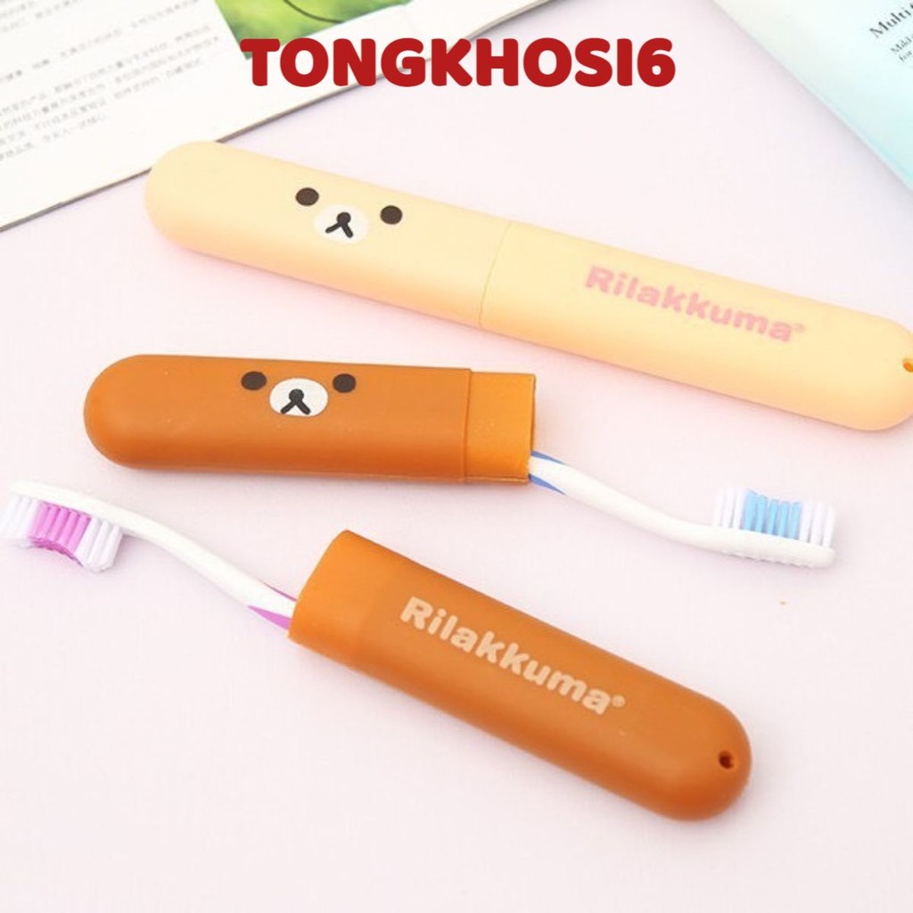 [COMBO 10]Hộp Đựng Bàn Chải Du Lịch-  Hộp Đựng Bàn Chải Đánh Răng Du Lịch Hình GẤU