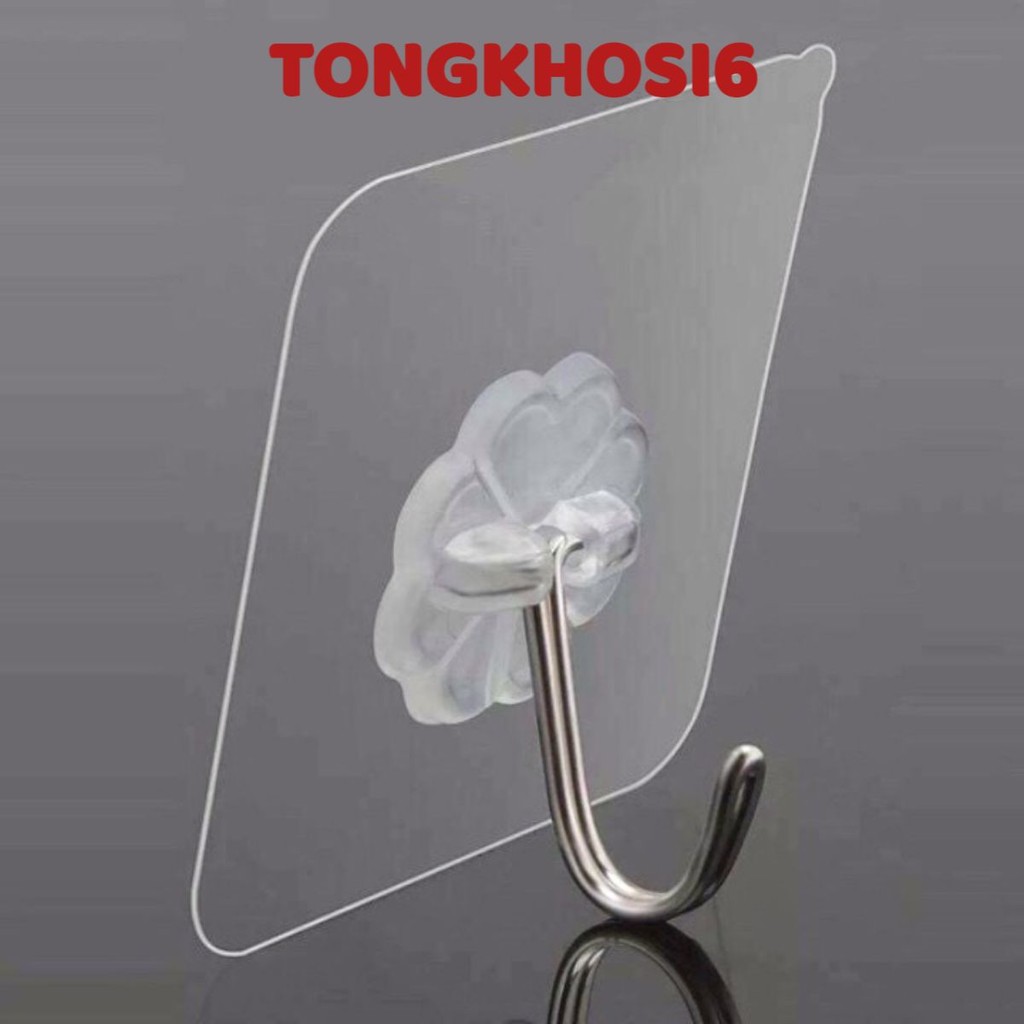 [COMBO 10] Móc Dán Tường Siêu Dính Trong Suốt Chịu Lực Tốt Chắc Chắn