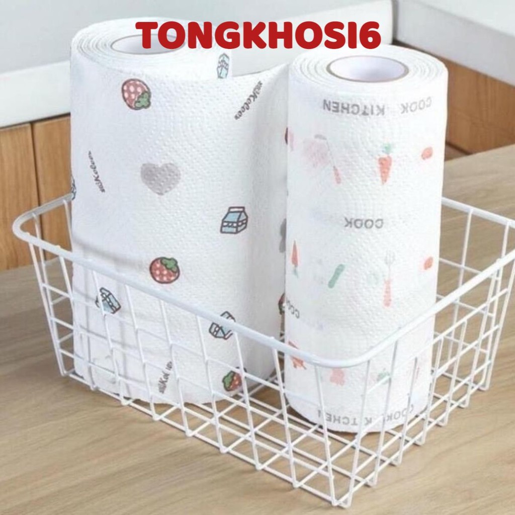Khăn Giấy Đa Năng Lau Bếp, Lau Tay, Cuộn Giấy Đa Năng Có Thể Tái Sử Dụng