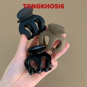 Phụ kiện kẹp tóc xinh Doudou Cặp tóc Kẹp càng cua 3 răng bạch tuộc Hot trend phong cách Hàn Quốc thời trang