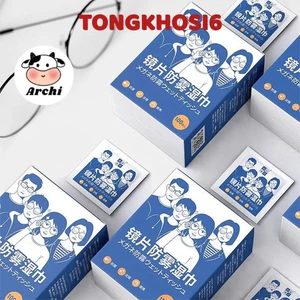 Set 100 Khăn Lau Kính Nano, Khăn Giấy Chống Bám Hơi Nước, Giấy Lau Kính Chống Mờ Sương, Mồ Hôi, Chống Nhờn - 35689