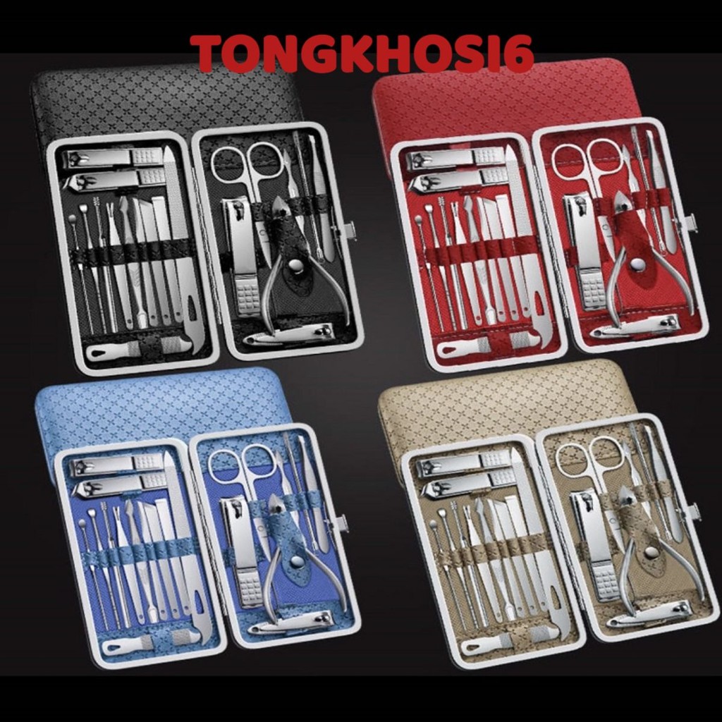 Bộ Dụng Cụ Cắt Móng Tay 10, 12, 19, 20 Món Bằng Thép Không Gỉ-  Bộ Bấm Móng Tay Làm Nail Cao Cấp 39