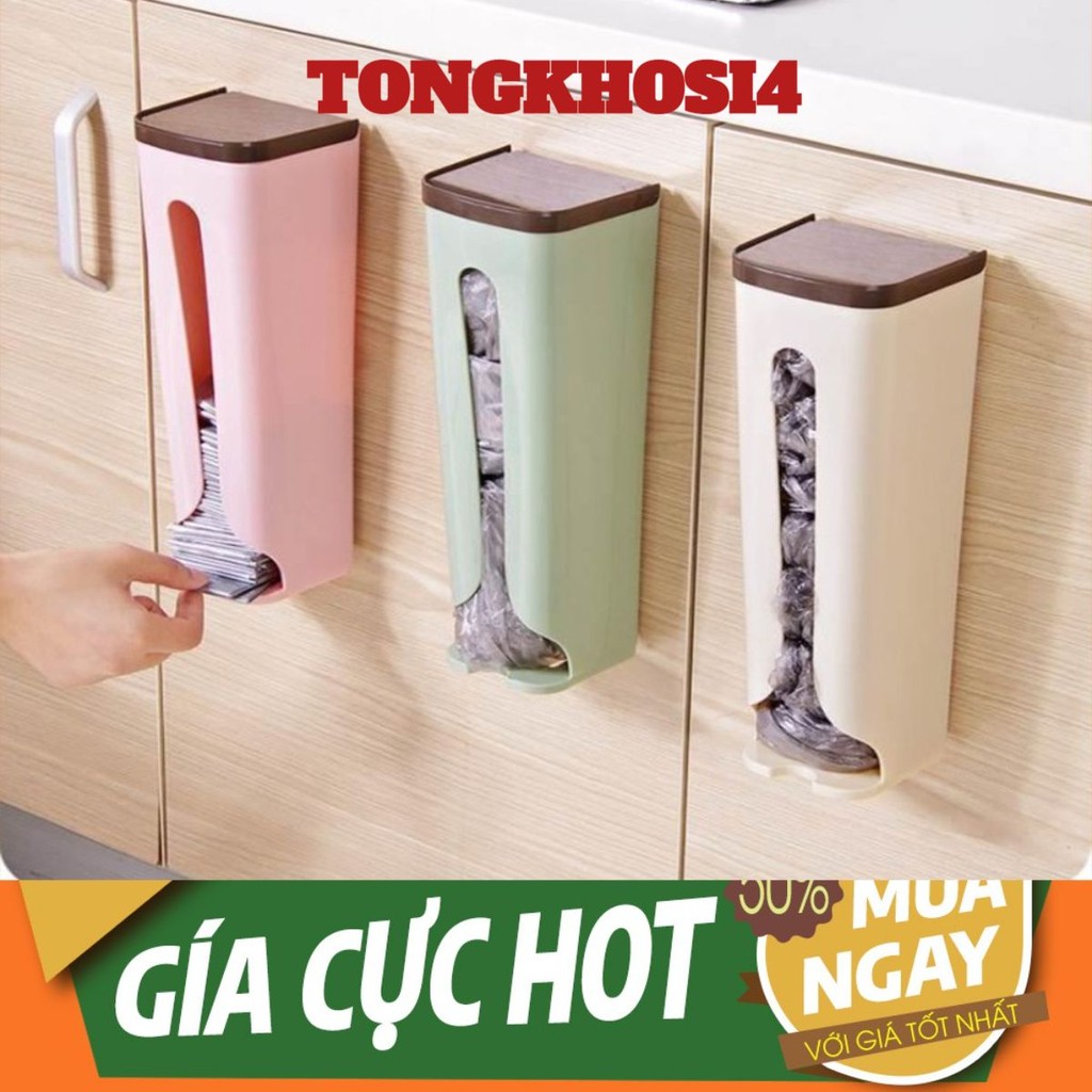 Hộp Đựng Túi Nilon Treo Tường Đa Năng Đựng Quần Chip - Túi Bóng Tiện Lợi