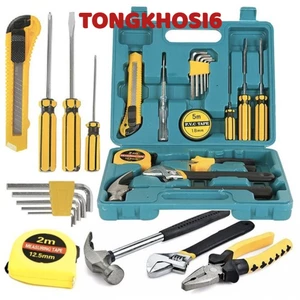 Bộ Dụng Cụ Đồ Nghề Sửa Chữa Đa Năng- Hộp Dụng Cụ Cầm Tay 16 Chi Tiết Đầy Đủ Món Để Sửa Chữa 3689