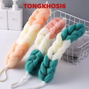 Bông Tắm Tròn, Bông Tắm Dài Kỳ Lưng Tạo Bọt Cao Cấp, Chất Liệu Lưới Tắm Nhập Khẩu An Toàn Cho Sức Khỏe-(Kèm 2 Dây)