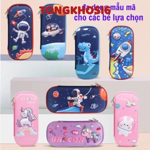 Hộp Bút 3D - Túi Hộp Đựng Bút Chống Nước Tiện Lợi, Bền Đẹp Từ Chất Liệu Vải PU Thiết Bị Cho Học Sinh,Nhân Viên Văn Phòng