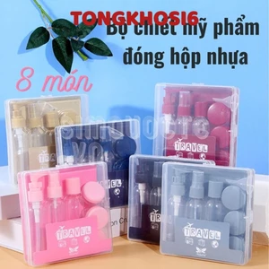 Combo Bộ Chiết Mỹ Phẩm Siêu Xinh 3, 6, 7, 8, 9, 11 Món, Bộ Chiết Mỹ Phẩm Du Lịch Nhiều Món- Tiện Ích