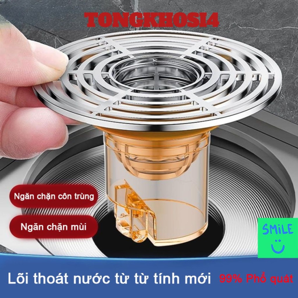 Nắp Đậy Cống Thoát Nước Sàn Nhà Tắm Chống Nghẹt Hiệu Quả