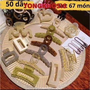 SET 67 MÓN KẸP + BUỘC TÓC COM BO 67 MÓN