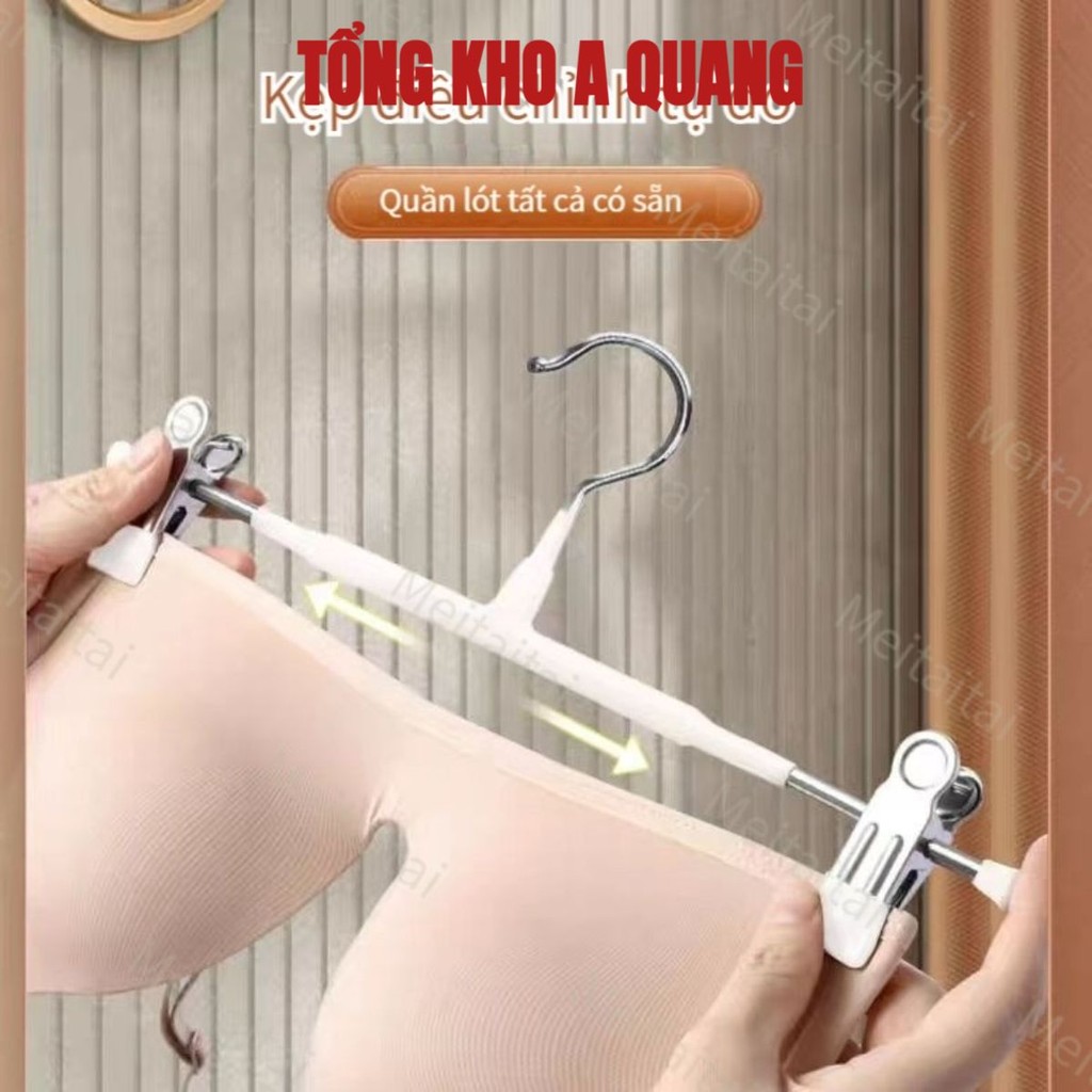 10 Móc Áo Gia Dụng Kẹp Quần Inox Kẹp Quần Chống Trơn Trượt Không Đánh Dấu Kẹp Váy Thích Hợp Cho Shop Thời Trang Cửa Hàng