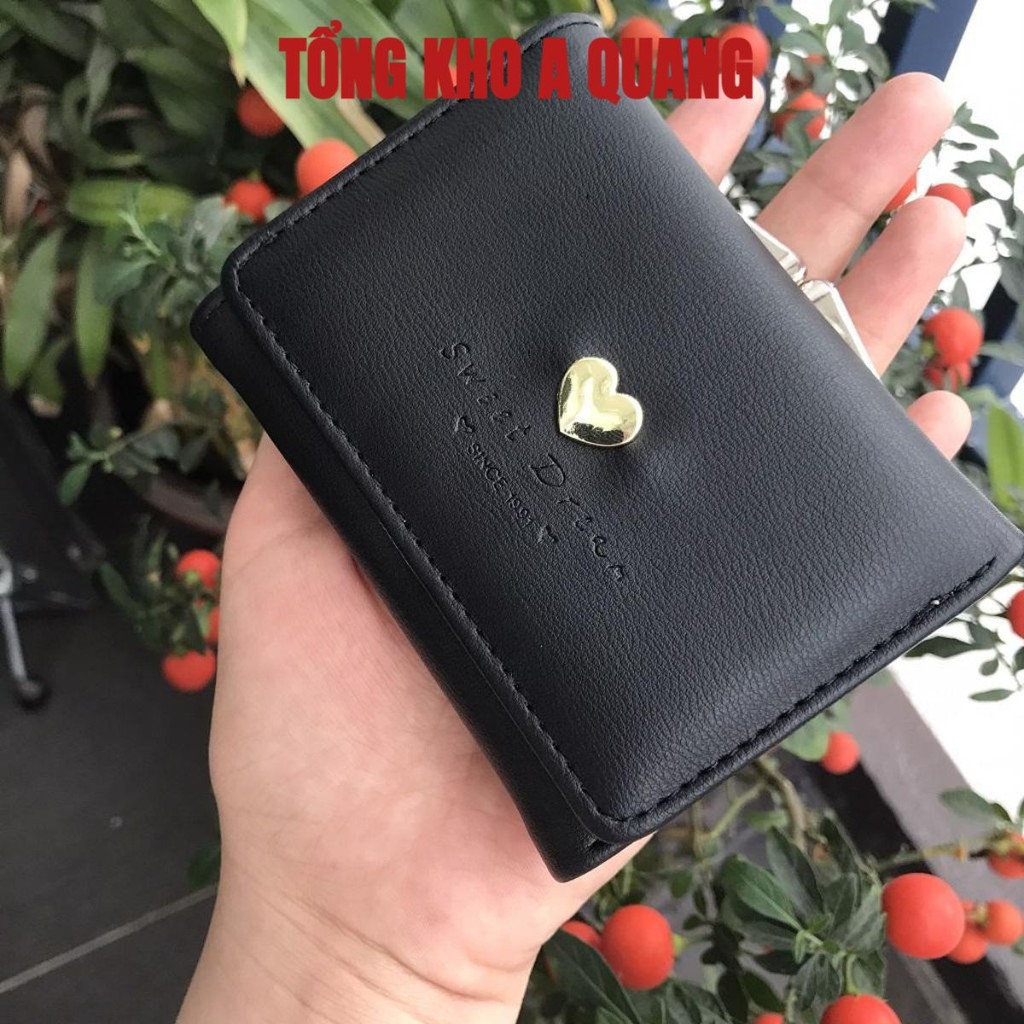[3 màu] Ví Nữ Mini Cầm Tay Nhỏ Gọn Xinh Xắn Phong Cách Thời Trang Trẻ Trung Hàn Quốc (Freeship Toàn Quốc)