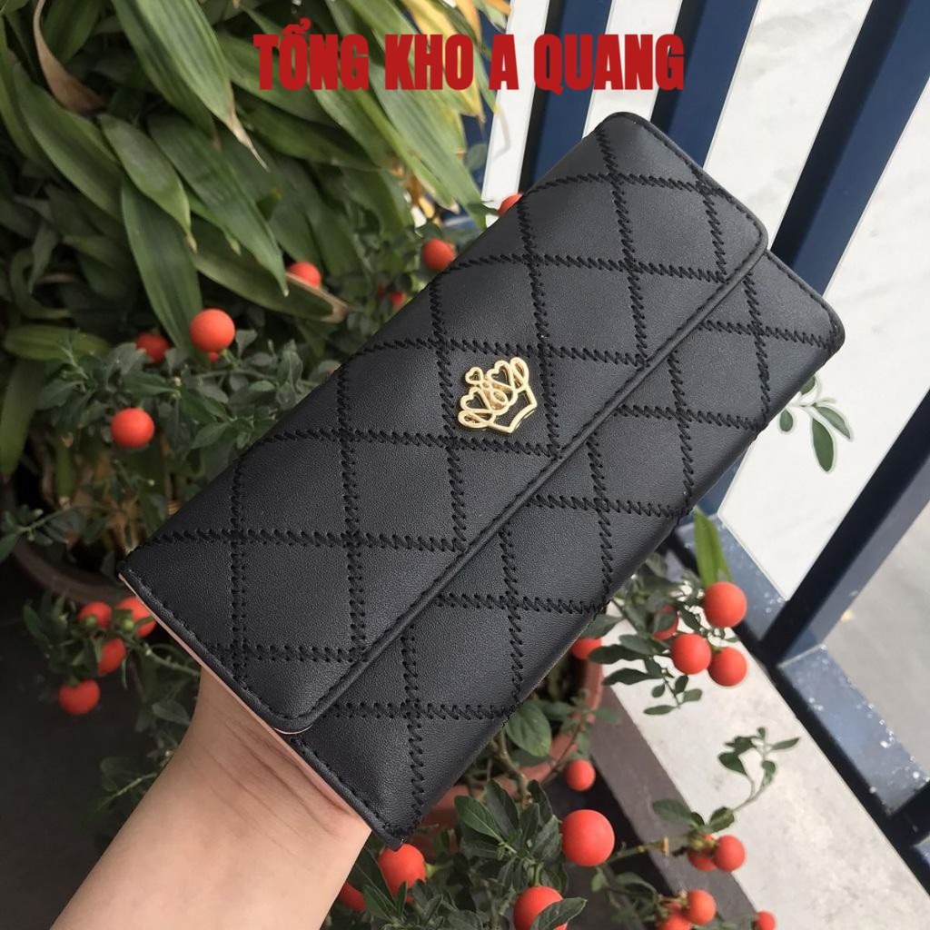 [Freeship Từ 50k Toàn Quốc] Hàng Hiệu Bóp nữ - Ví nữ dáng dài phong cách Hàn Quốc kèm móc xinh xắn