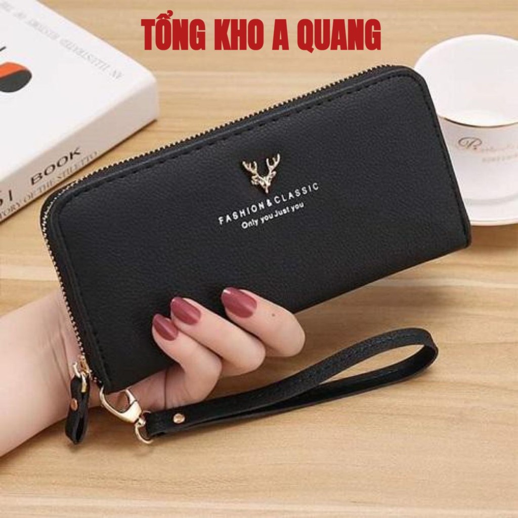 HÀNG HIỆU [FREESHIP Từ 50K TOÀN QUỐC] Ví Nữ Dài Cầm Tay - Sang Trọng Đáng yêu Nhiều Màu Để Khách Lựa Chọn