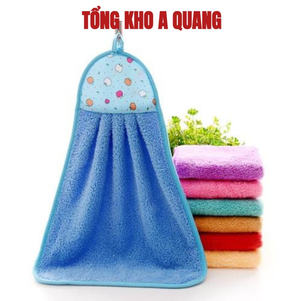 Khăn Treo Bếp, Khăn Lau Xe, Làm Nail , Lau Đa Năng Không Ra Lông -- Nhiều Màu Để Bạn Lựa Chọn