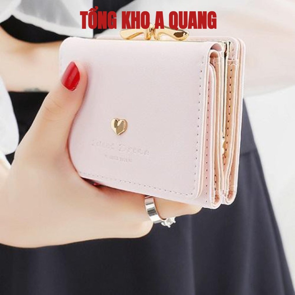 [Free Ship Toàn Quốc] Ví nữ ngắn siêu đẹp, Ví nữ siêu rẻ, Ví nữ mini, Ví đựng tiền, Ví nữ thời trang - Bóp nữ giá rẻ đẹp