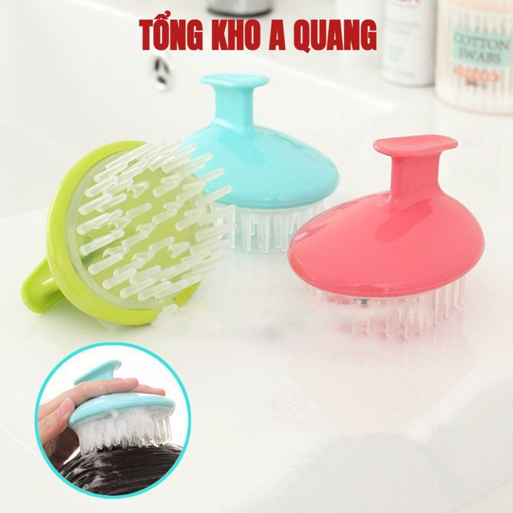 [COMBO 10] Lược Gội Đầu Massage Silicon Dùng Siêu Thích - Lược Gội Đầu Bằng Silicon Mát Xa Da Đầu Kích Thích Mọc Tóc