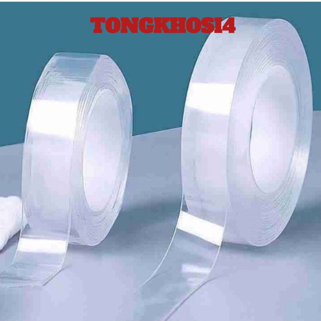 Băng dính silicon 2 mặt siêu chắc, dính mọi bề mặt 🍀Clovershop68🍀