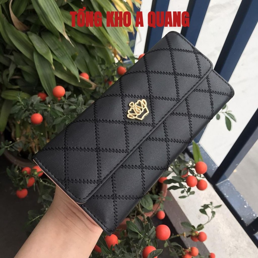 [Ví Nữ Dáng Dài] Ví Nữ Cầm Tay Đẹp Giá Rẻ Bóp Nữ Cao Cấp - Ví Da Nữ Hàng Hiệu Bảo Hành 12 Tháng