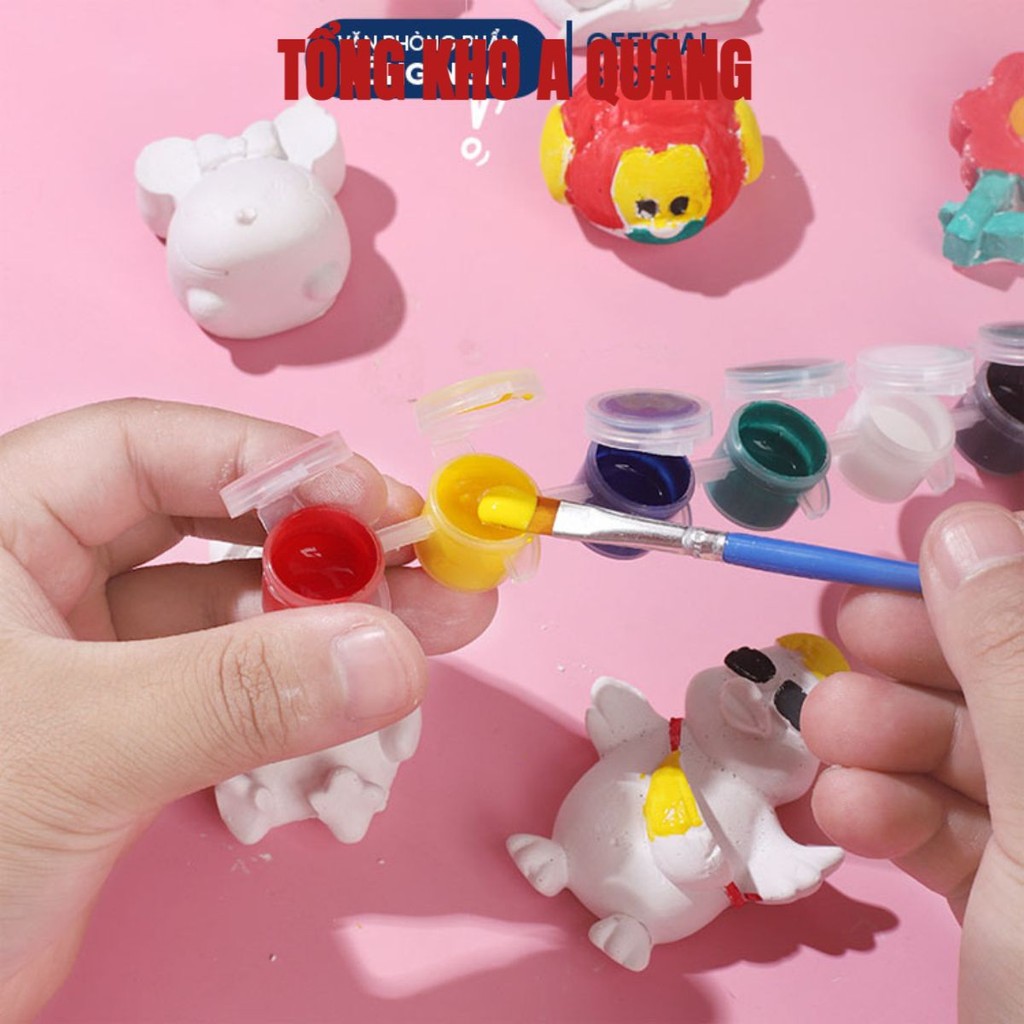 Tượng Thạch Cao, Tô Tượng Thạch Cao Mini Cute Dễ Thương Cho Bé, Đồ Dùng Làm Quà Tặng Học Sinh TL568