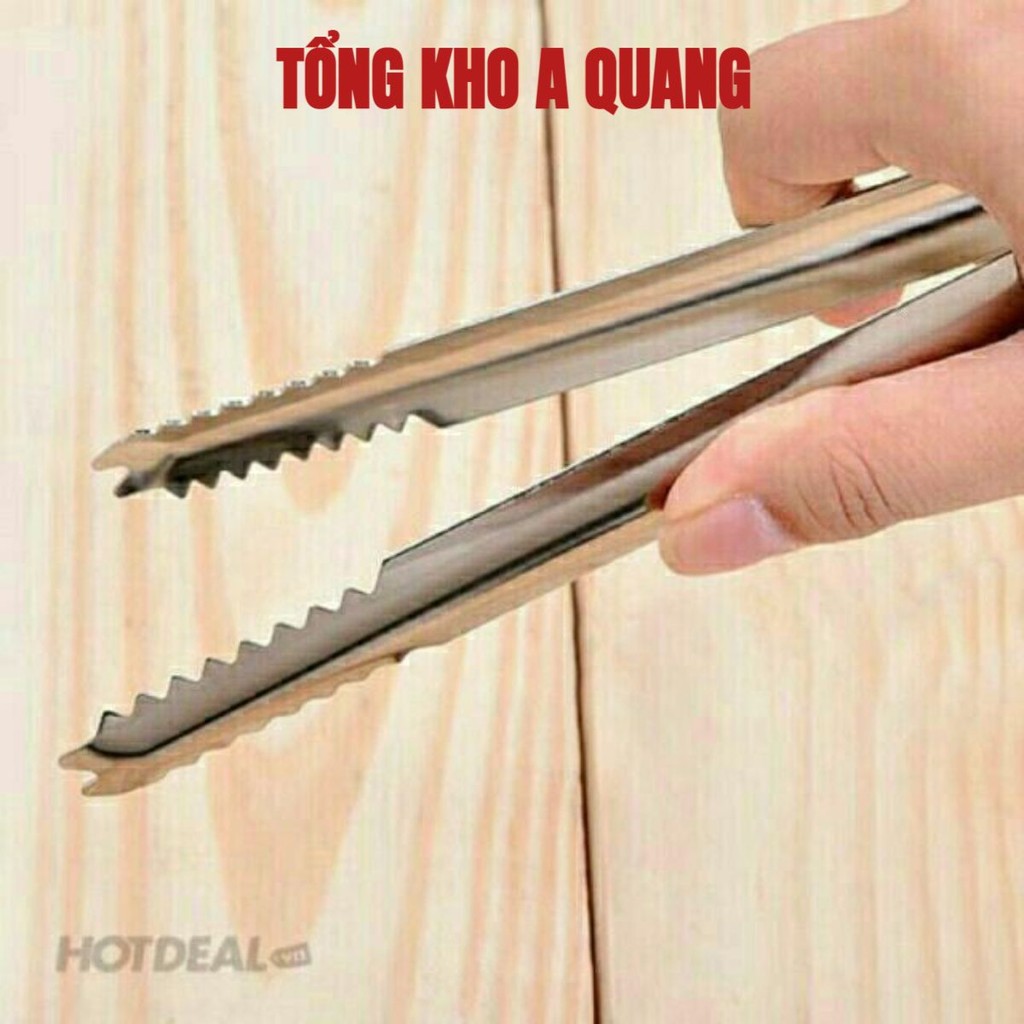 Kẹp Inox 30cm Gắp Thức Ăn , Kẹp Gắp Đá , Kẹp Gắp Đồ Nóng , Kẹp Gắp Thịt Nướng Inox 304 Hàn Quốc Các Cỡ, Siêu Đẹp
