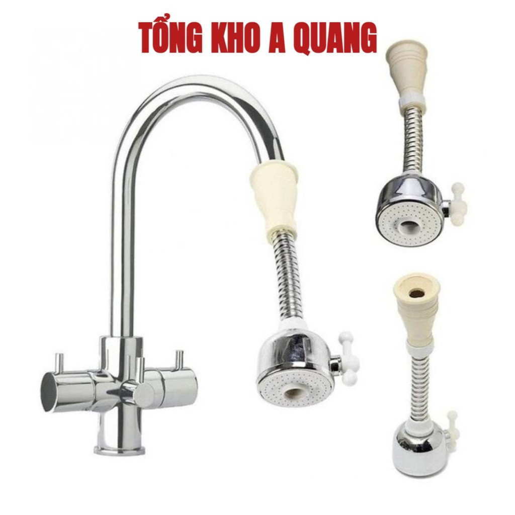 Đầu Vòi Rửa Bát Tăng Áp Chống Bắn Nước, Có 2 Chế Độ Nước Xoay 360 Độ - TIỆN LỢI, ĐA NĂNG CHẤT LƯỢNG CAO, GIÁ RẺ NHẤT