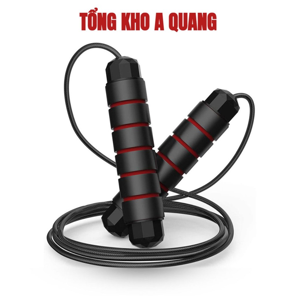 Dây Nhảy Thể Lực Đàn Hồi Lõi Thép 2,9m Tay Cầm Xốp Êm Tay Hỗ Trợ Tập Thể Dục Giảm Cân Thể Thao Tại Nhà AK695