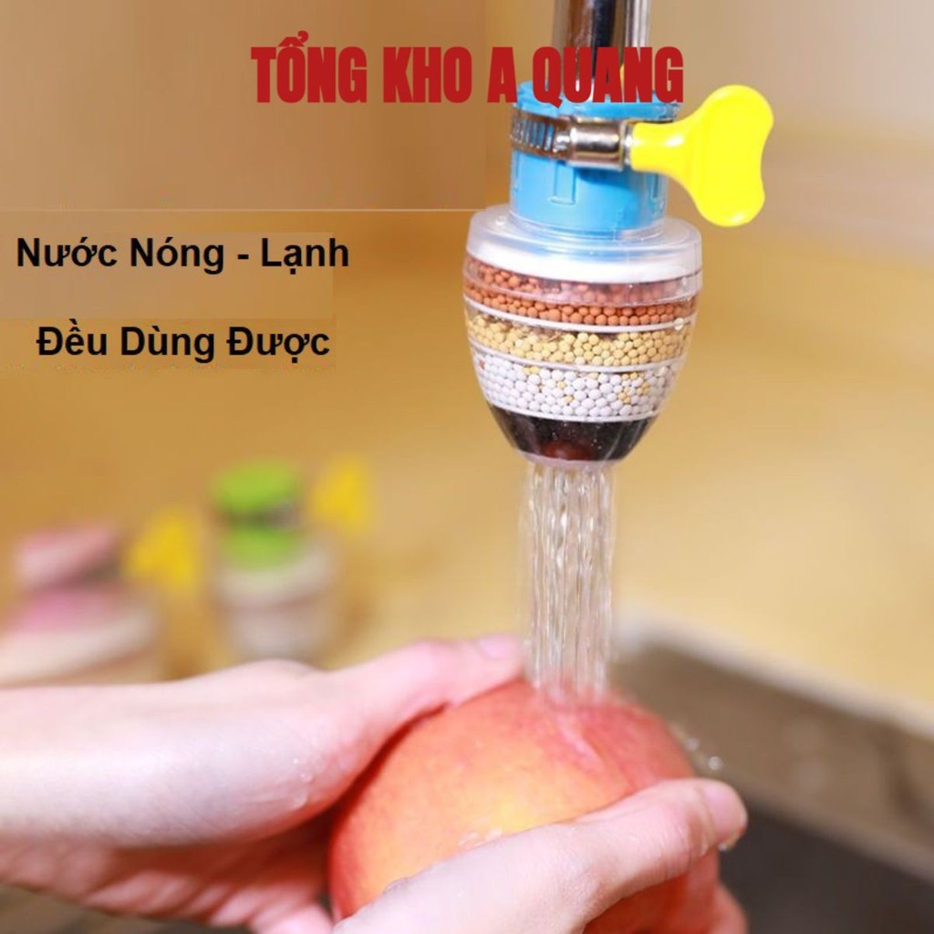 (COMBO 5) Đầu Vòi Lọc Nước Trực Tiếp Tại Vòi 6 Tầng Thế Hệ Mới Lọc Cặn 360 Độ Tiện Lợi Sử Dụng Dễ Dàng MÃ: AK546