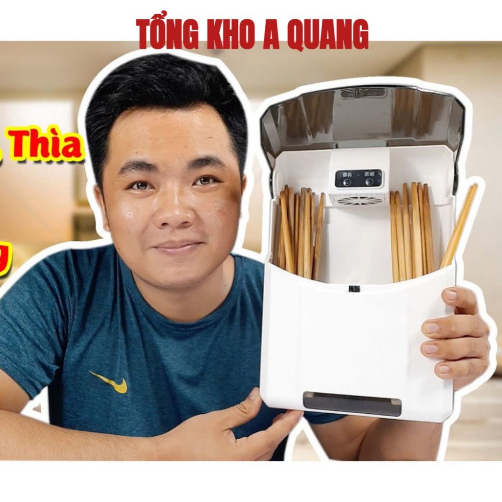[CHÍNH HÃNG] Máy Khử Khuẩn Đũa Thìa Có Tia UV Diệt Trùng,  Máy Sấy Đũa Ngăn Nấm Mốc Bảo Vệ Sức Khỏe , Hộp sấy đũa thìa