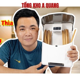 [CHÍNH HÃNG] Máy Khử Khuẩn Đũa Thìa Có Tia UV Diệt Trùng,  Máy Sấy Đũa Ngăn Nấm Mốc Bảo Vệ Sức Khỏe , Hộp sấy đũa thìa