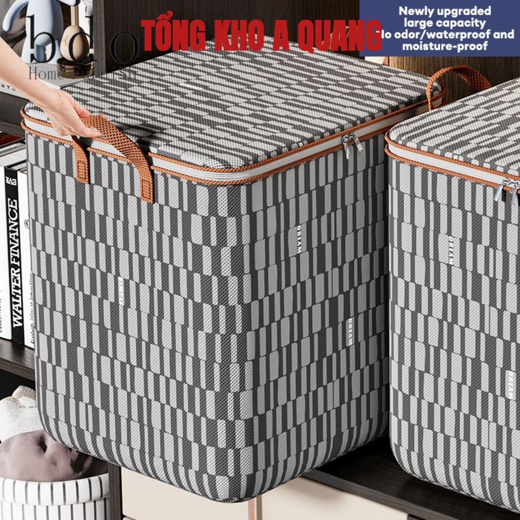 Túi Đựng Chăn Mền Cỡ Lớn Tiện Lợi, Túi Đựng Chăn Mềm, Quần Áo Đa Năng Có Thế Gấp Gọn AK968