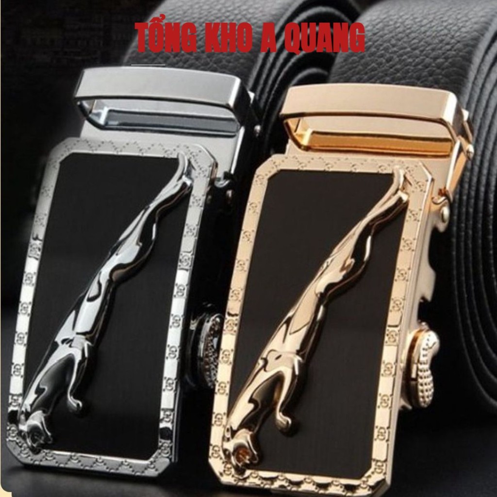 [Dây lưng] Thắt Lưng Da Nam JAGUAR Thời Trang Cao Cấp Khoá Đúc. Dây Nịt Nam Da Bò 100% Mạ Vàng Nam Tính Chính Hãng GC502