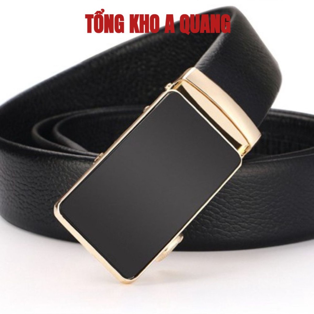 Thắt Lưng Nam Hàng Hiệu Baellerry Cao Cấp Khóa Tự Động Dây Da Bò 100% Mạ Bạc Nam Tính Chính Hãng