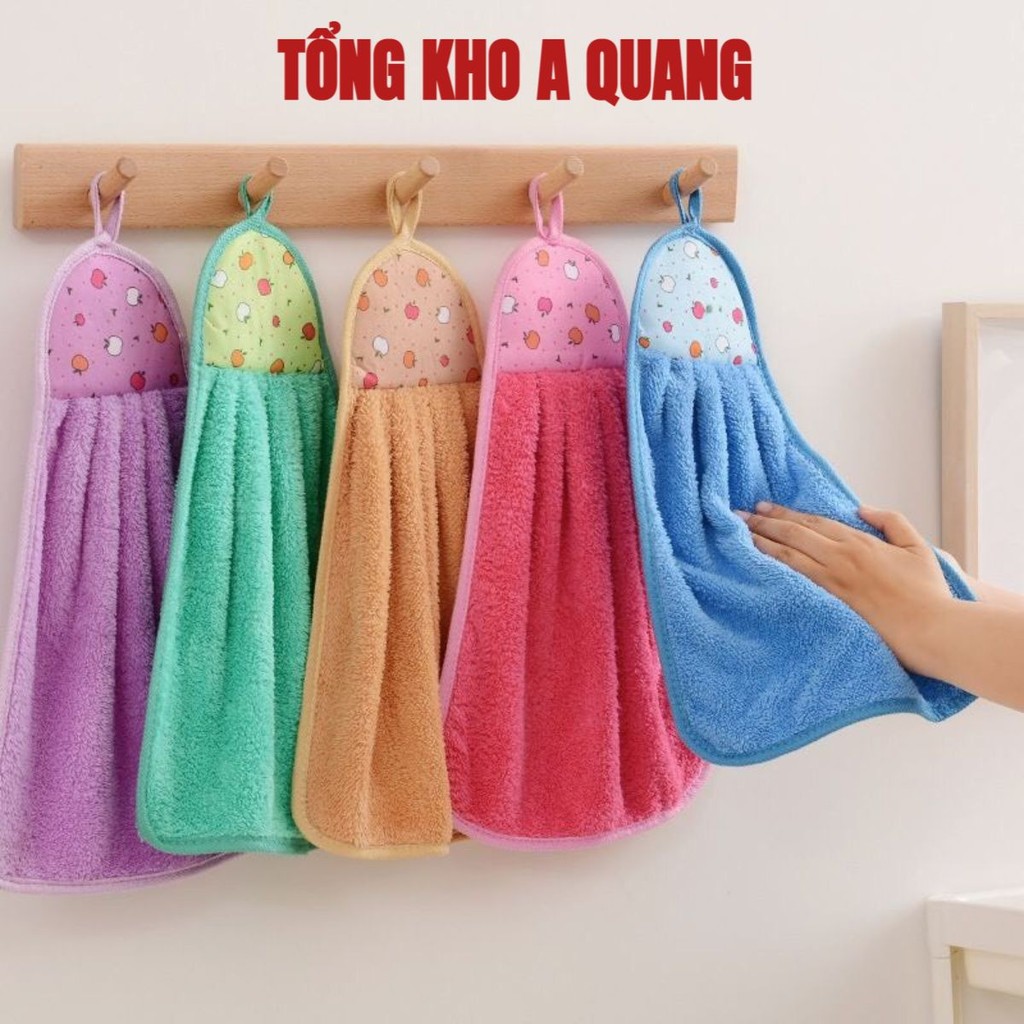 [COMBO 10] Khăn lau tay coton nhà bếp - KHĂN TREO TƯỜNG