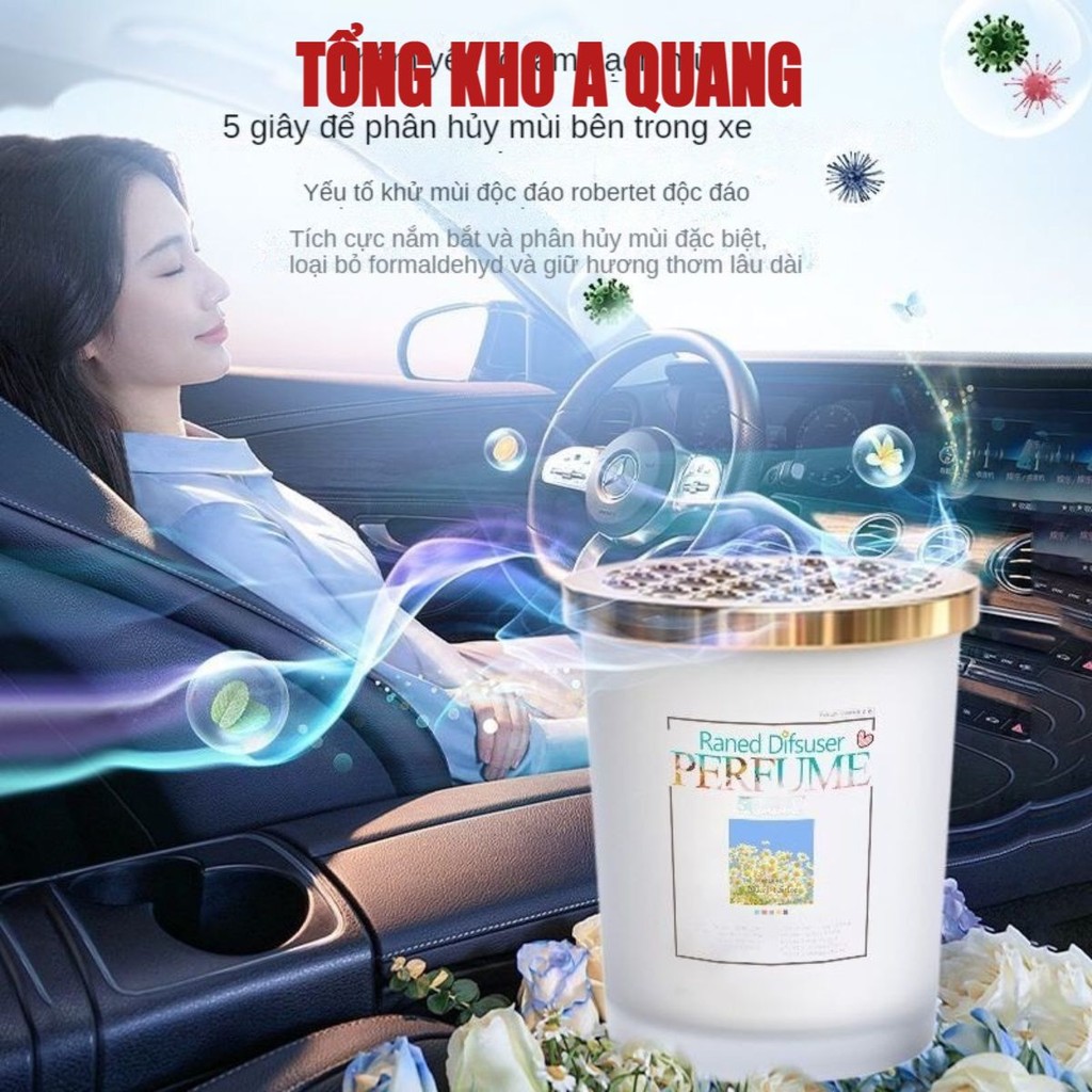 Sáp khử mùi thơm phòng, nhà vệ sinh, xe hơi Perfume thư giãn giảm stress lưu hương thơm dài lâu