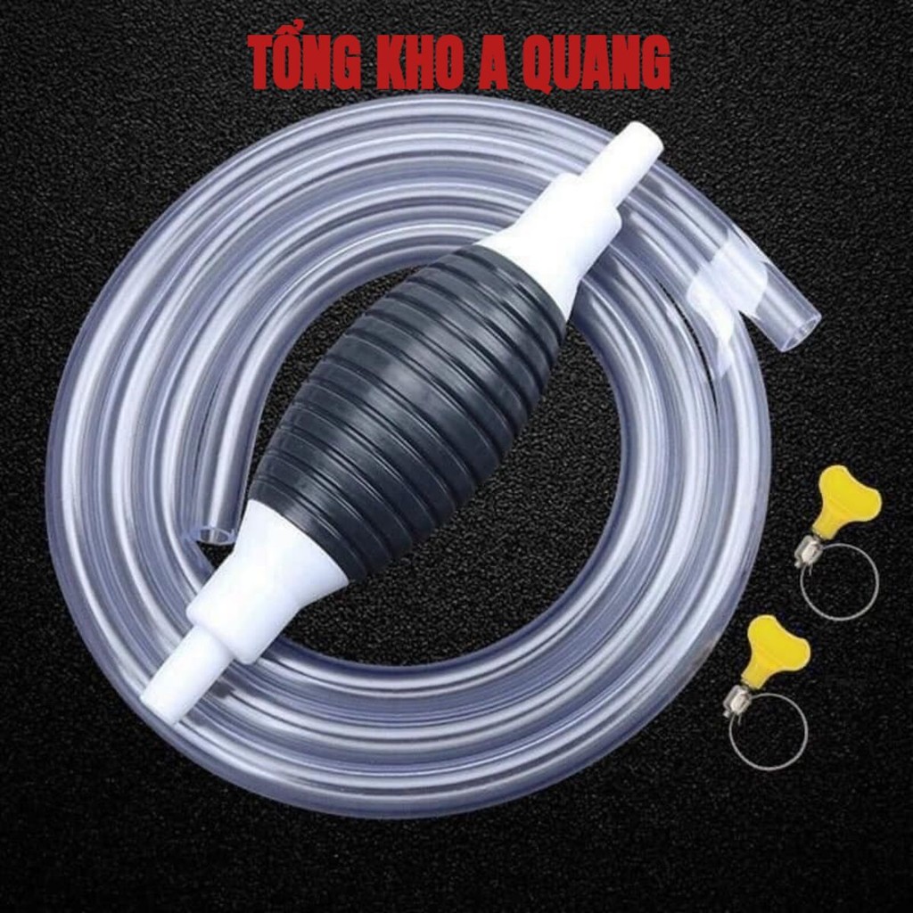 Ống hút xăng dầu chất lỏng bóp tay dài 1m tiện lợi