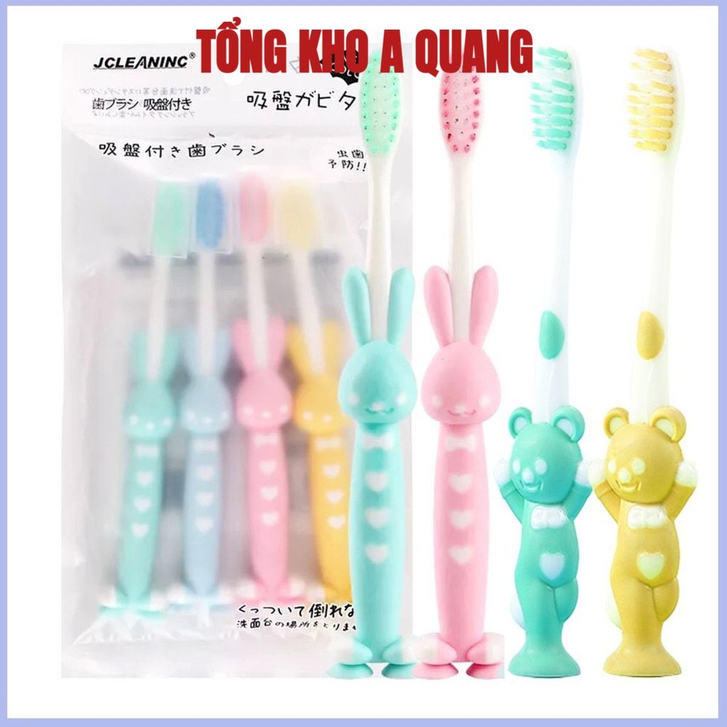(COMBO 5) Set 4 bàn chải cho bé