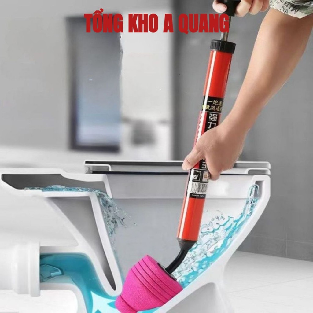 Cây Bơm Thụt Thông Tắc Nghẽn Bồn Cầu Tiện Dụng Nâng Cấp Mới Nhất 2024, Súng Thông Tắc Bồn Cầu