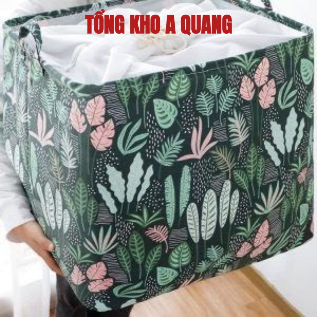 Giỏ Đựng Quần Áo Bằng Vải Cỡ Lớn, Túi Đựng Chăn Màn Đa Năng WASHDAY