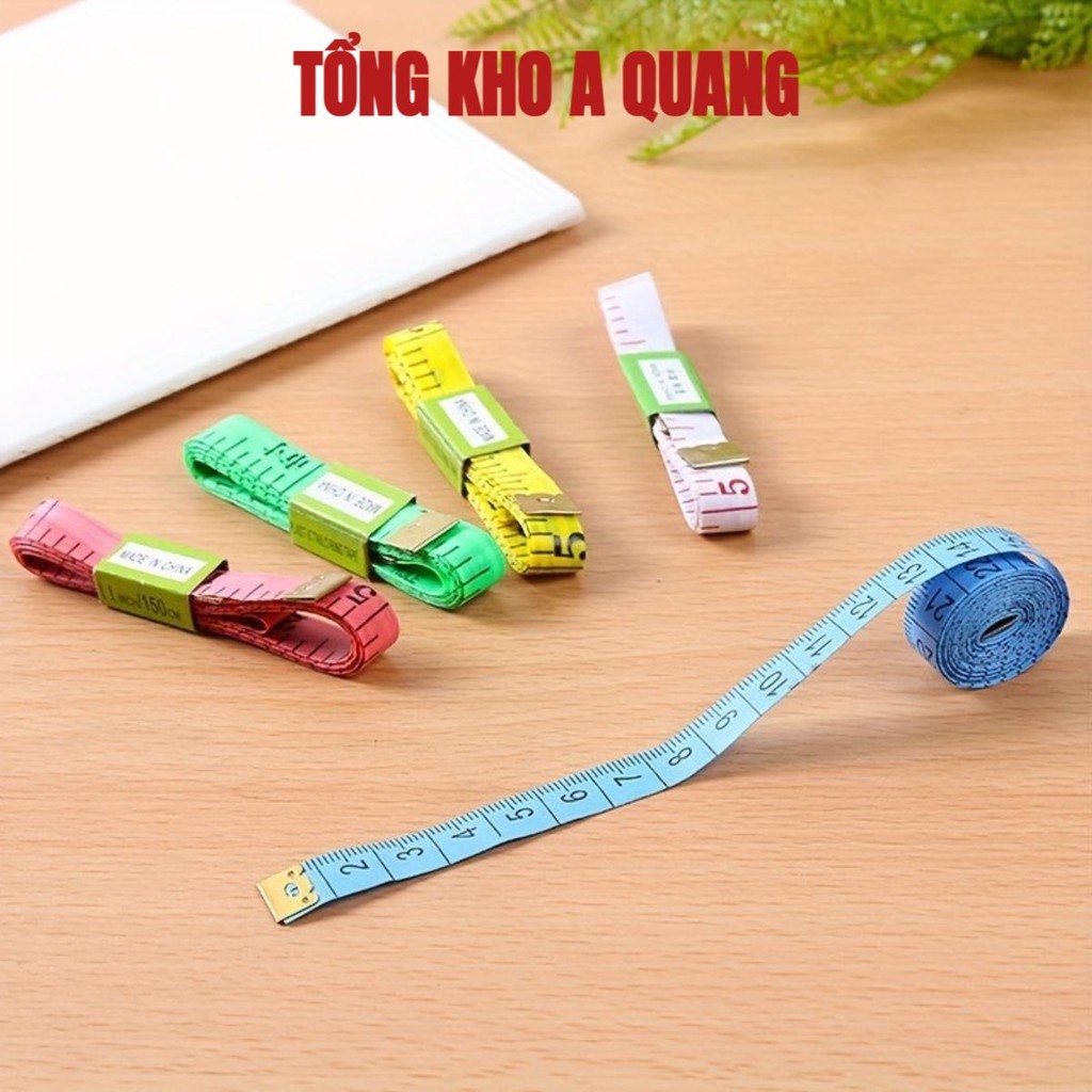 (COMBO 20) Thước Dây Đo 150cm Đầu Thép Đo Eo 3 Vòng Kiểm Tra Sức Khỏe