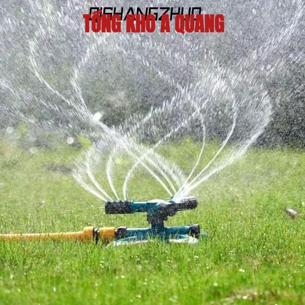 Vòi Tưới Cây Xoay , Vòi Phun Nước Tưới Cây - Tưới Mát Mái Nhà Bằng Nhựa Tự Động Xoay 360 Độ