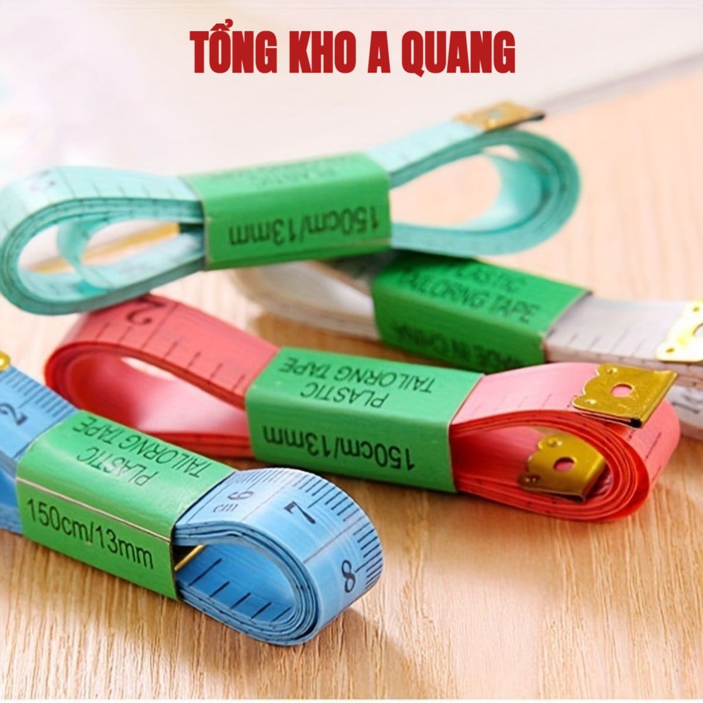 (COMBO 20) Thước Dây Đầu Thép Đo Vòng Bụng Đo 3 Vòng Kiểm Tra Sức Khỏe - Thước Đo Quần Áo, Quà Giảm Cân