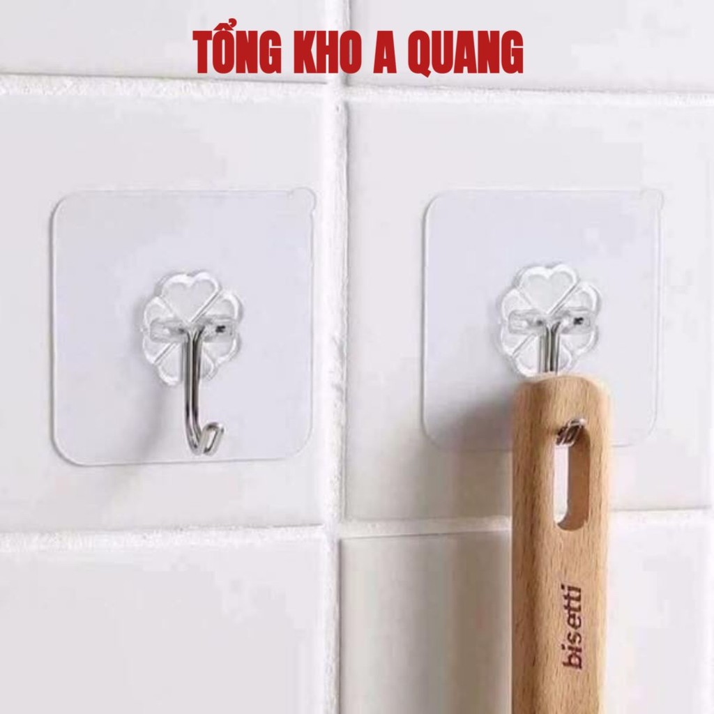 (COMBO 20) Móc Dán Tường Treo Đồ Trong Suốt AK9- Móc Dính Cường Lực Thần Thánh Gắn Siêu Dính Đa Năng