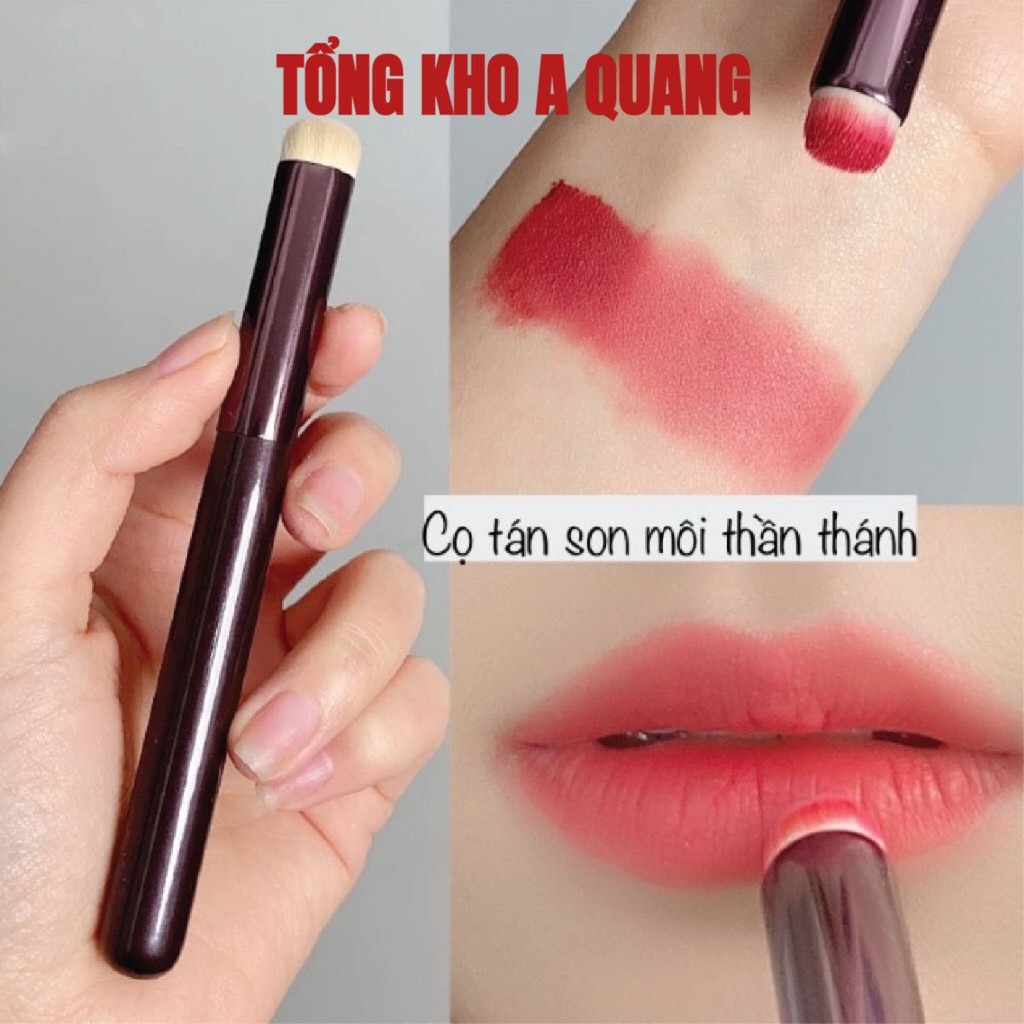 (COMBO 10) CỌ TÁN SON MÔI ĐẦU TRÒN SIÊU MỊN - Cọ Trang Điểm Đa Năng Chuyên Nghiêp,Cọ Son Giúp Tán Son Không Lem Khó Trôi
