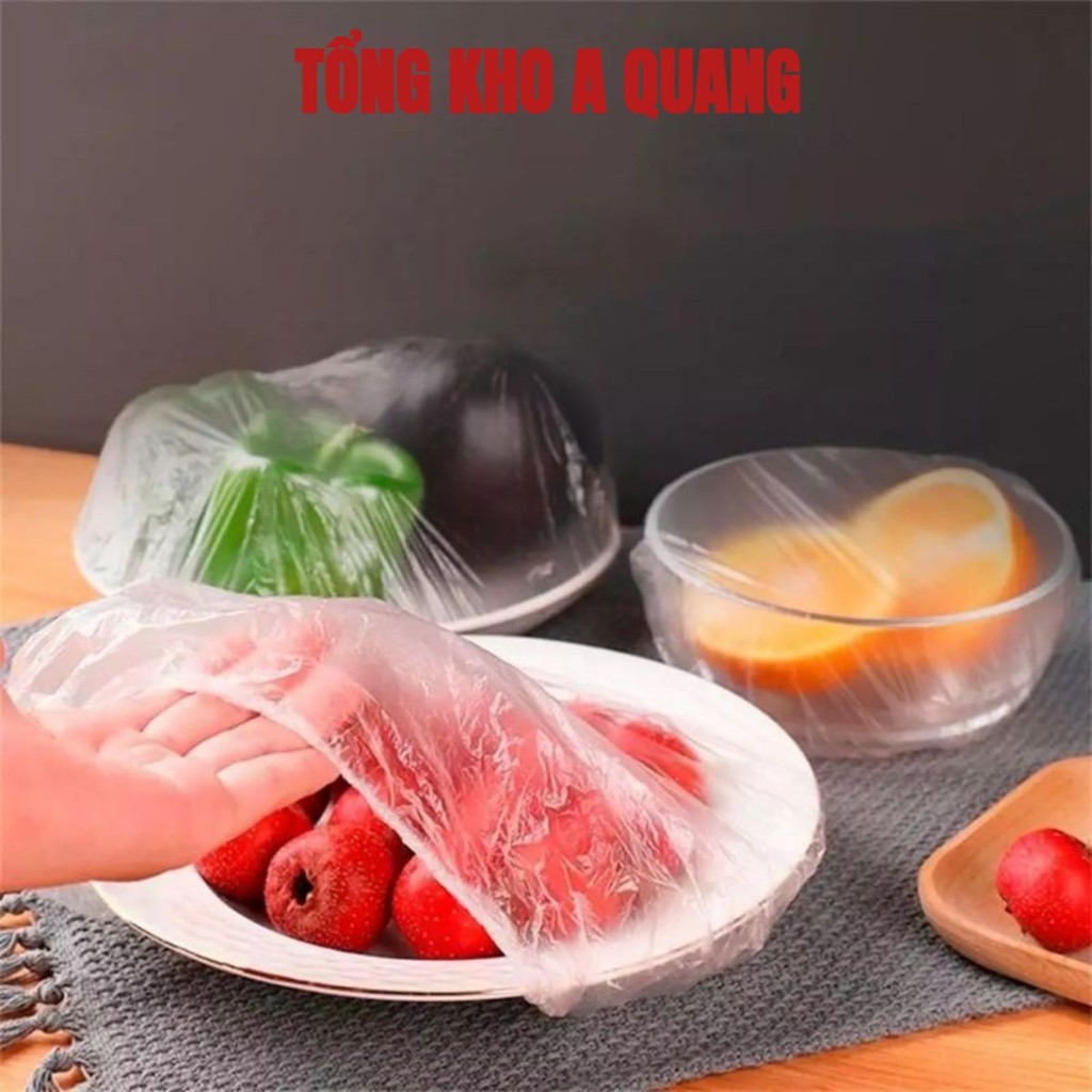 [COMBO 10] Túi Màng Bọc Thực Phẩm JYoohome Chất Liệu Màng Bọc Pe Co Dãn Có Chun Siêu Dai, Túi Gấu Bọc Đồ Ăn
