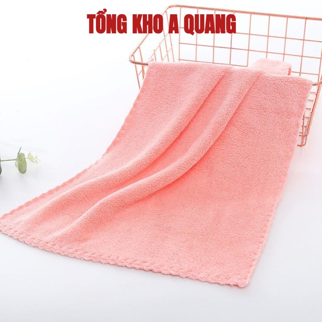 [COMBO 10] Khăn Tắm Gội, Khăn Mặt Cotton, Khăn Mặt Lông Cừu Siêu Mềm 30x50cm - AK479