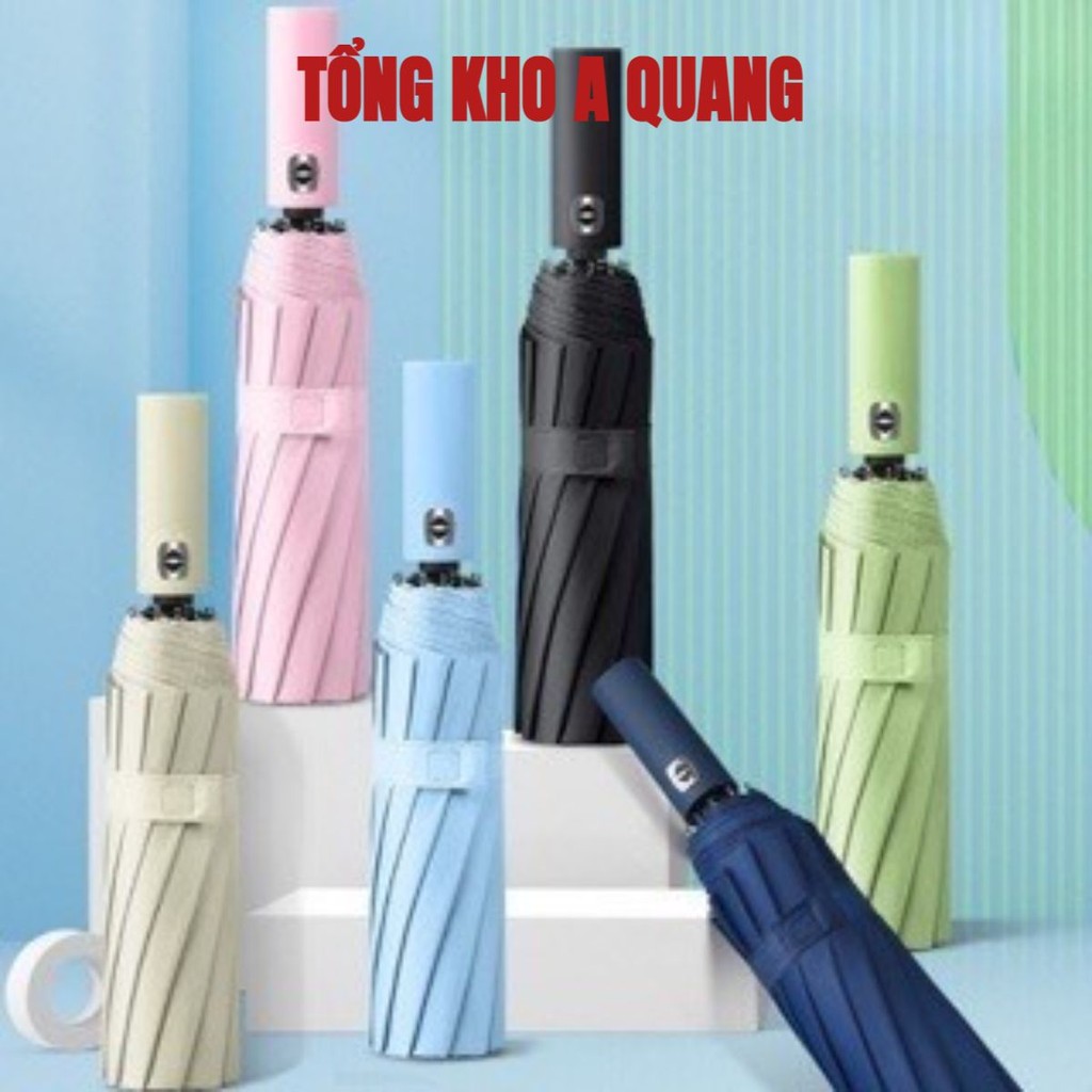 Ô 12 Xương Chống Gió Hai Lớp Ô Chống Gió Hoàn Toàn Tự Động Mưa Nam Nữ Sang Trọng Doanh Nhân Nam Ô Lớn Dù Dù